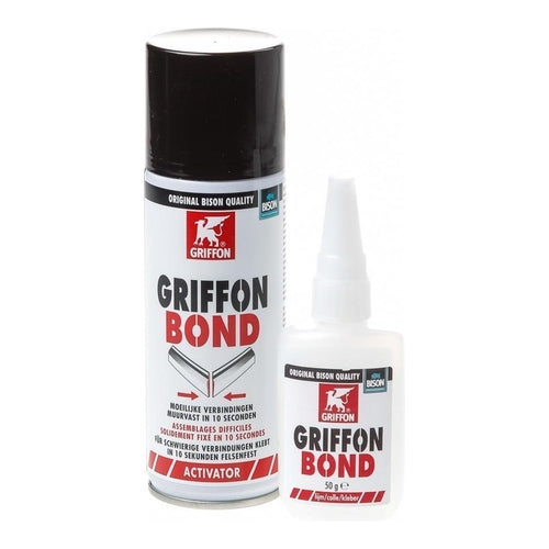 GRIFFON Bond Adhesive with Activator, 50g + 200ml