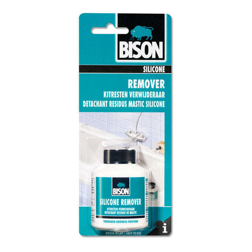 BISON Silicone Remover with Brush, 100ml