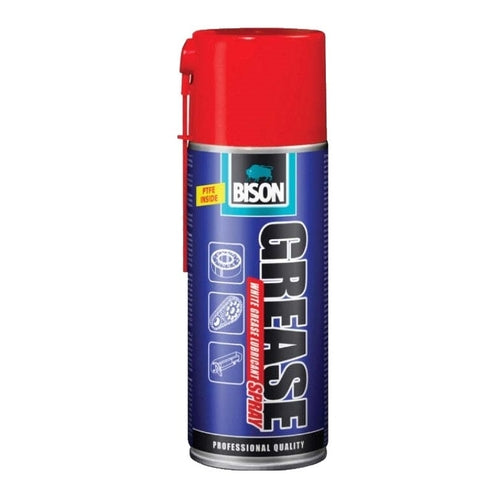BISON Grease White Grease Lubricant Spray, 400ml