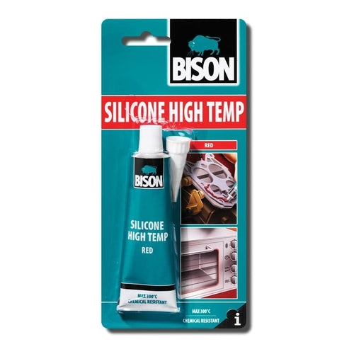 BISON Silicone High Temp Sealant, 60ml