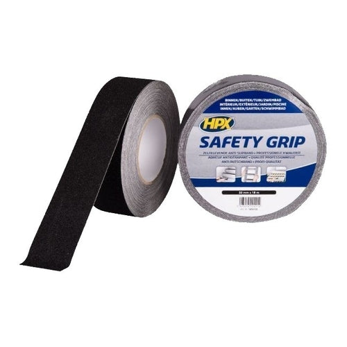 HPX Safety Grip Anti-Slip Tape, Black, 18m x 50mm