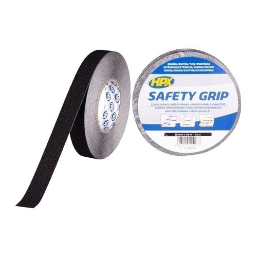 HPX Safety Grip Anti-Slip Tape, Black, 18m x 25mm