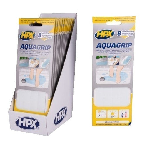 HPX Aqua Grip Anti-Slip Sheets, Transparent, 240m x 20mm