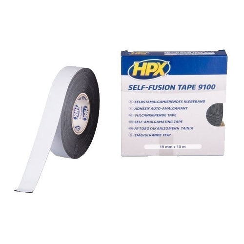 HPX Self Fusion Insulation Tape, Black, 10m x 19mm