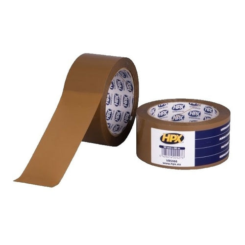 HPX Packaging Tape, Brown, 66m x 50mm