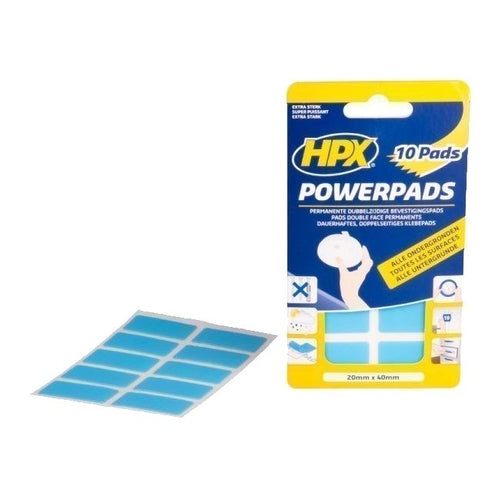 HPX Power Double Sided Pads, 40x20mm, 20Pcs