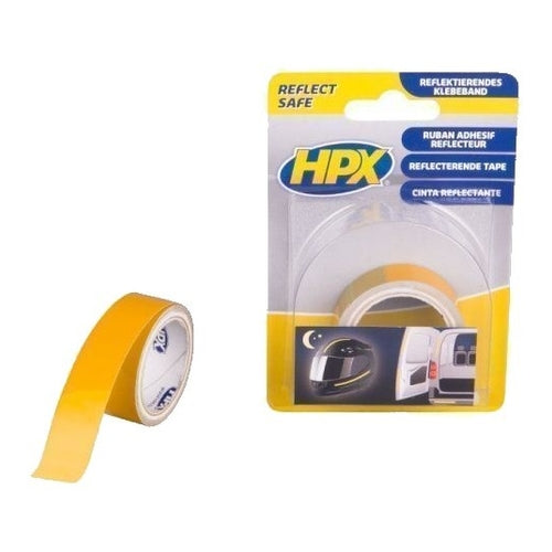 HPX Reflect Tape, Reflective Yellow, 1.5m x 19mm