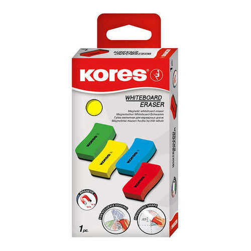Kores Magnetic Whiteboard Erasers, Blue, 11x6x2cm