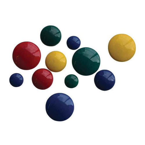 Datazone Round Magnets, Colored, Pack of 4