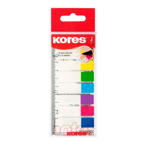 Kores Notes Flag Index Strips, 12x45mm, 200 Labels