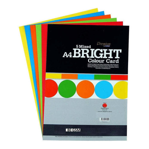 Campap Premium Notebook, 5 Bright Colors, 50 Sheets