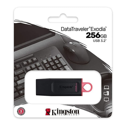 Kingston Exodia USB 3.2 Flash Drive, Gen 1, 256GB