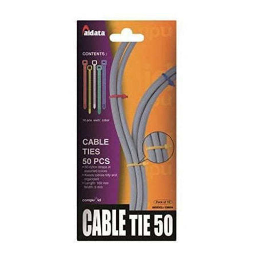 Aidata Cable Ties, Pack of 50