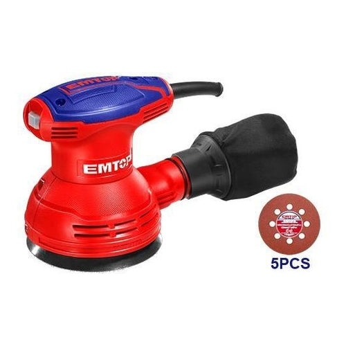 EMTOP Electric Rotary Sander, 320W, 4.5" (125mm), EFSR23201