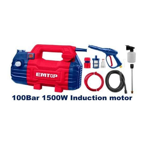 EMTOP Pressure Washer, 1500W, 100Bar, EHPW1501