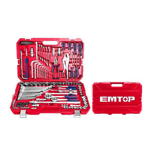 EMTOP Combination Tools Set, 142Pcs, EHTS01421