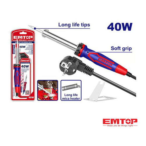 EMTOP Electric Soldering Iron, 40W, EESL4010