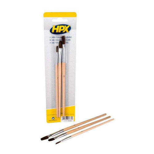HPX Paint Brush Set, 3Pcs
