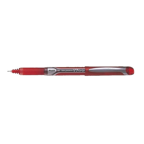 Pilot Hi-Tecpoint V7 Grip Rollerball Pen, Red