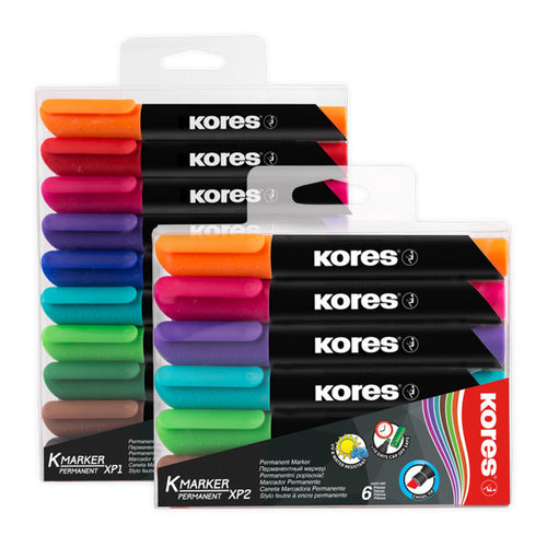 Kores K-Marker Permanent, Set of 6
