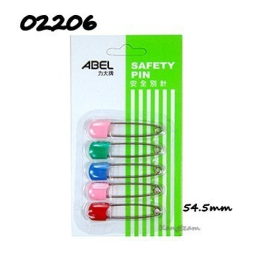 Abel Safety Pins, Pack of 5