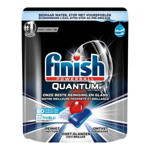 Finish Powerball Quantum Ultimate Dishwasher Tablets, 60 Capsules