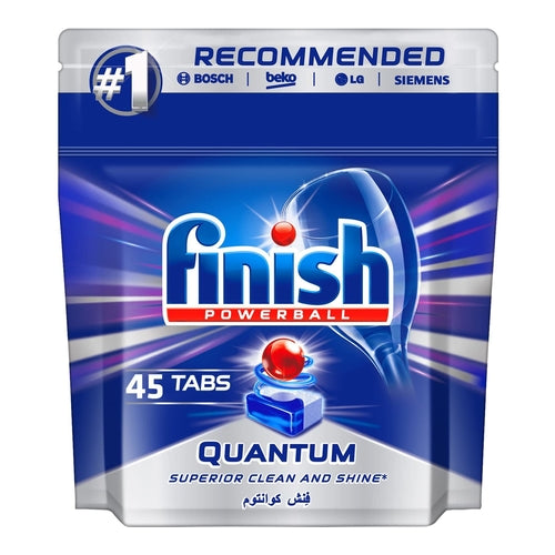 Finish Powerball Quantum Dishwasher Tablets, 64 Capsules
