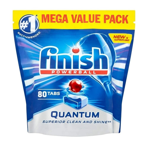 Finish Powerball Quantum Dishwasher Tablets, 80 Capsules