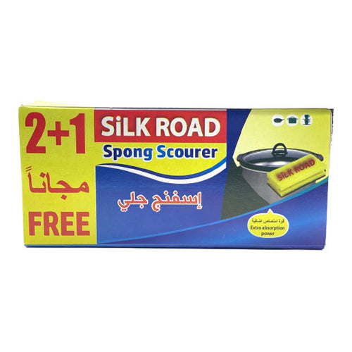 Silk Road Sponge Scourer, 3Pcs
