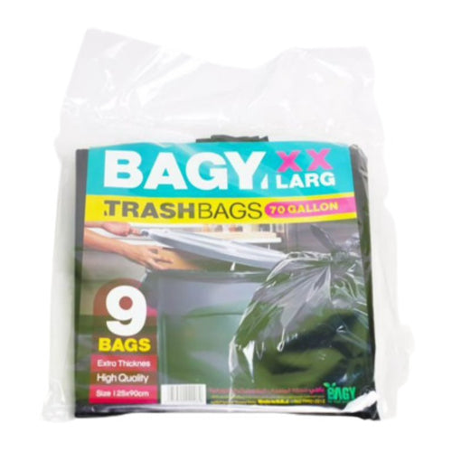 Bagy XXL Trash Bags, 9 Bags, 70Gal