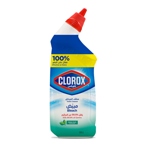 Clorox Bleach Toilet Cleaner, Fresh Scent, 709 ml