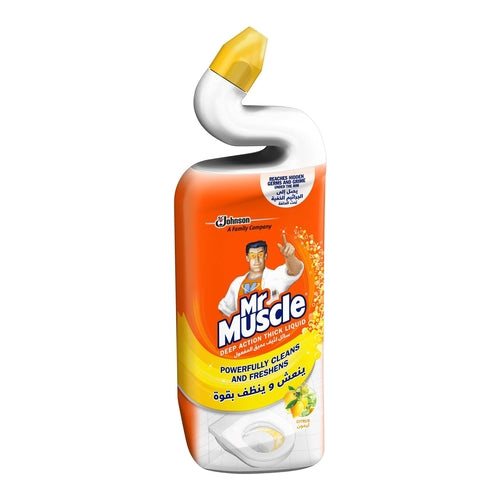 Mr.Muscle Deep Action Thick Liquid Toilet Cleaner, Citrus, 750ml