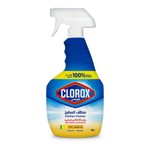 Clorox Kitchen Cleaner, Bleach-Free, Lemon, 750ml
