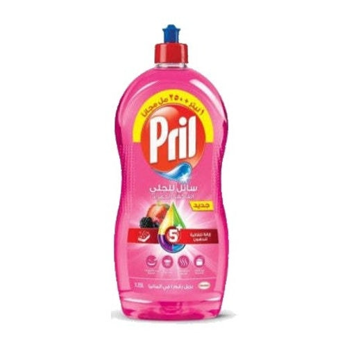 Pril 5 Plus Dishwashing Liquid, Fruits, 1250ml