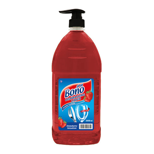 Bono Dishwashing Liquid, Strawberry Senseation, 2L