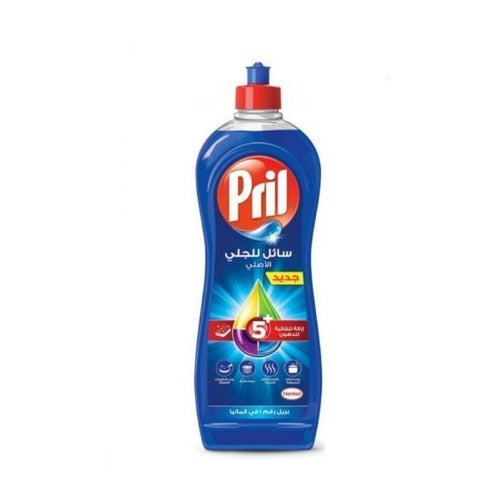 Pril 5 Plus Dishwashing Liquid, Blue, 650ml