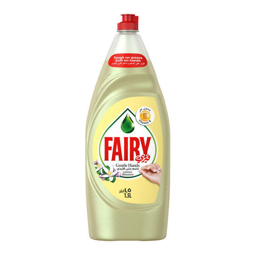 Fairy Gentle Hands Dishwashing Liquid, Lemon Blossom, 1.5L