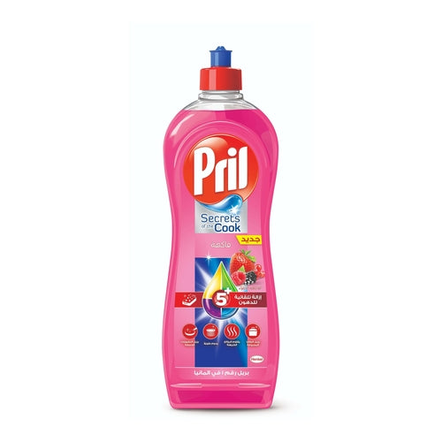 Pril 5 Plus Dishwashing Liquid, Fruits, 650ml
