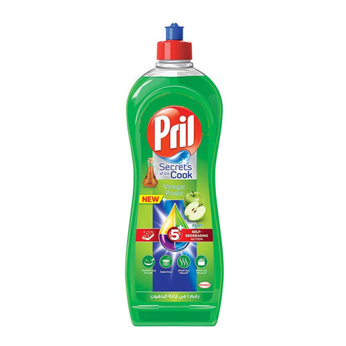 Pril 5 Plus Dishwashing Liquid, Apple, 650ml