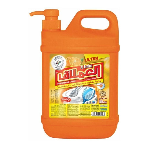 Al Emlaq Dishwashing Liquid, Orange, 1800ml