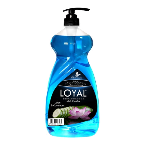 Loyal Dishwashing Liquid, Lotus & Cucumber, 1.5L