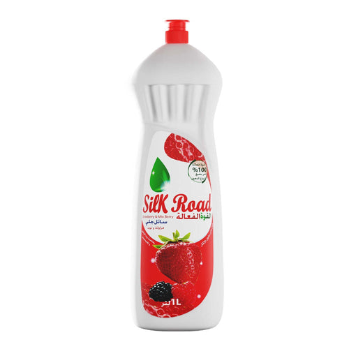 Silk Road Dishwashing Liquid, Strawberry & Mix Berry, 1L