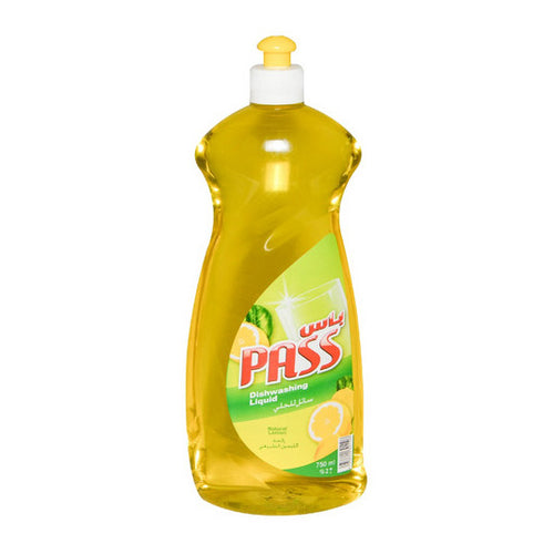 Pass Dishwashing Liquid, Lemon, 750ml