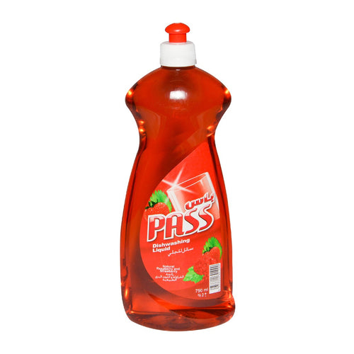 Pass Dishwashing Liquid, Strawberry, 750ml