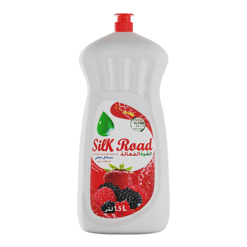 Silk Road Dishwashing Liquid, Strawberry & Mix Berry, 1.5L