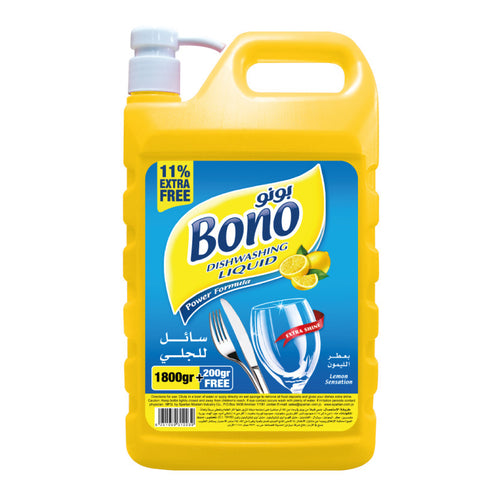 Bono Dishwashing Liquid, Lemon Senseation, 1.8L