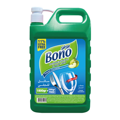 Bono Dishwashing Liquid, Apple Senseation, 1.8L