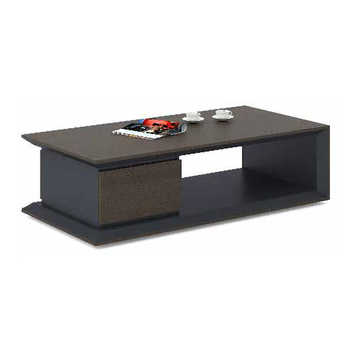Rectangular Wooden Coffee Table with Drawer