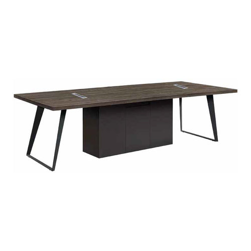 Rectangular Conference Table with Storage Base, 8-10 Seating