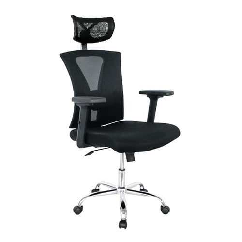 Executive Mesh High-Back Office Chair, Black